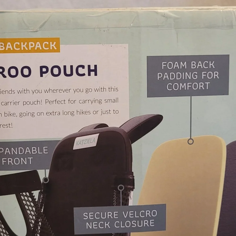 Kangaroo pet pouch carrier